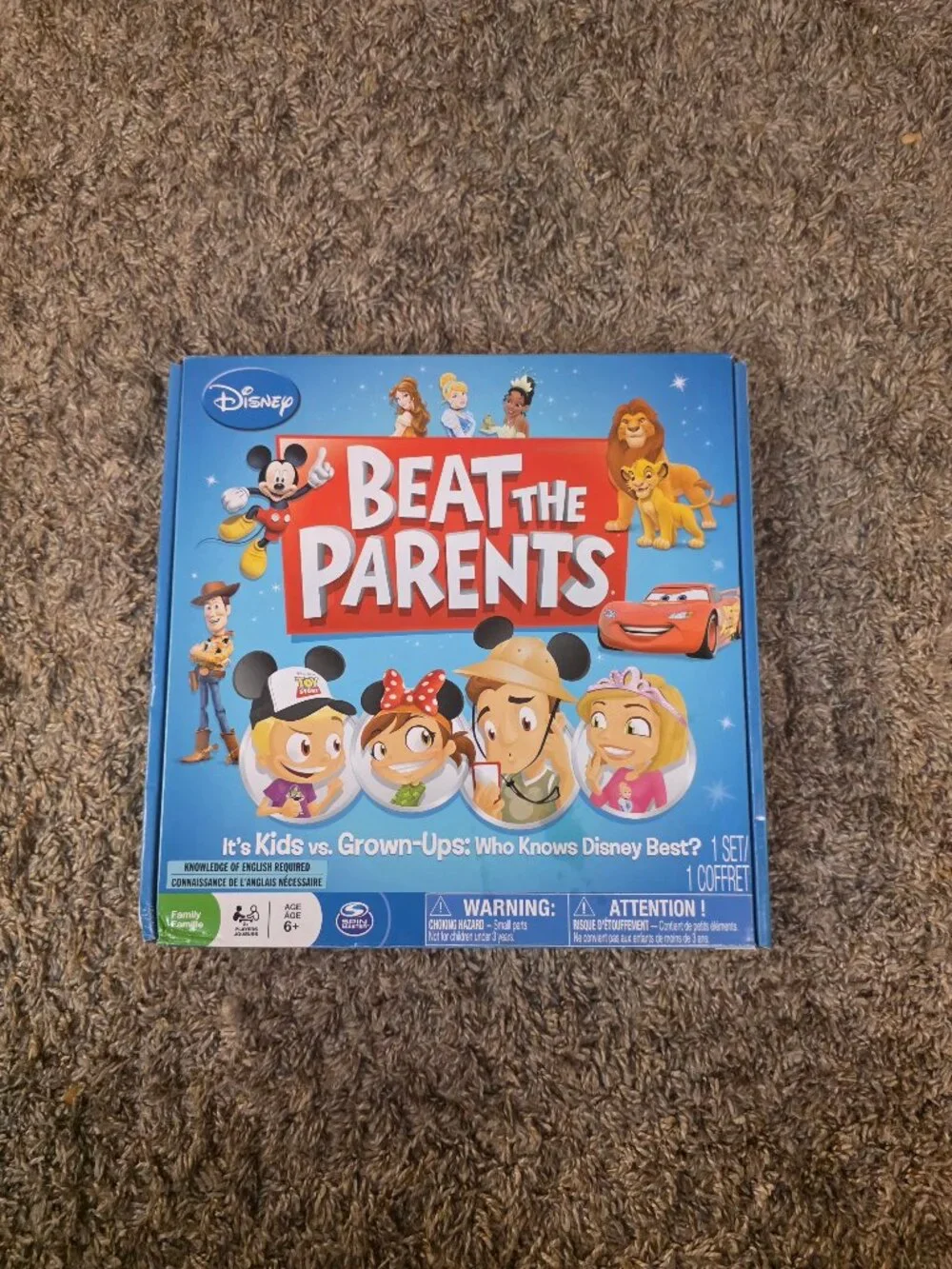 Board Game Disney Beat the Parents by Spin Master - Complete